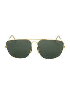 Ray-Ban◆サングラス/ティアドロップ/GLD/KHK/メンズ/W0502/ノーズパッド汚れ有