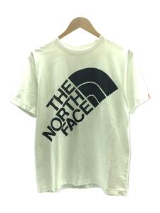 THE NORTH FACE◆ロゴプリント/Tシャツ_NT31500Z/L/コットン/WHT