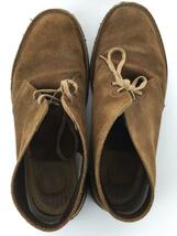 Clarks◆シューズ/US9/CML/スウェード/Clarks_画像3