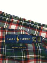 RALPH LAUREN◆長袖シャツ/XL/コットン/GRN/チェック_画像3