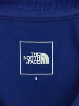 THE NORTH FACE◆S/S BC SQAR LOGO T ShirtsTシャツ/NTW32144/S/コットン/ブルー_画像3