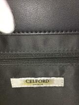 CELFORD◆ハンドバッグ/フェイクレザー/BLK/無地/CWGB181539_画像5