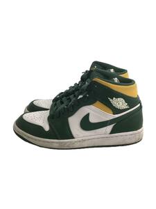 NIKE◆AIR JORDAN 1 MID_エアジョーダン 1 ミッド/26cm/GRN