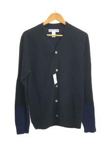 COMME des GARCONS SHIRT◆カーディガン(薄手)/L/ウール/ブラック/FZ-N109