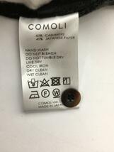 COMOLI◆ジャケット/2/カシミア/GRY/X01-02005/カシミア和紙シャツジャケット_画像5