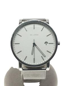 SKAGEN◆腕時計/アナログ/-/SLV/SLV/ーー