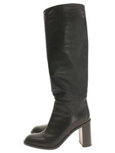 SARTORE* long boots /35/BLK/ leather 