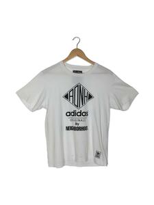 adidas◆×NEIGHBORHOOD/Tシャツ/L/コットン/ホワイト/S15234