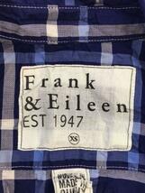 Frank&Eileen◆長袖シャツ/XS/コットン/ブルー/チェック_画像3