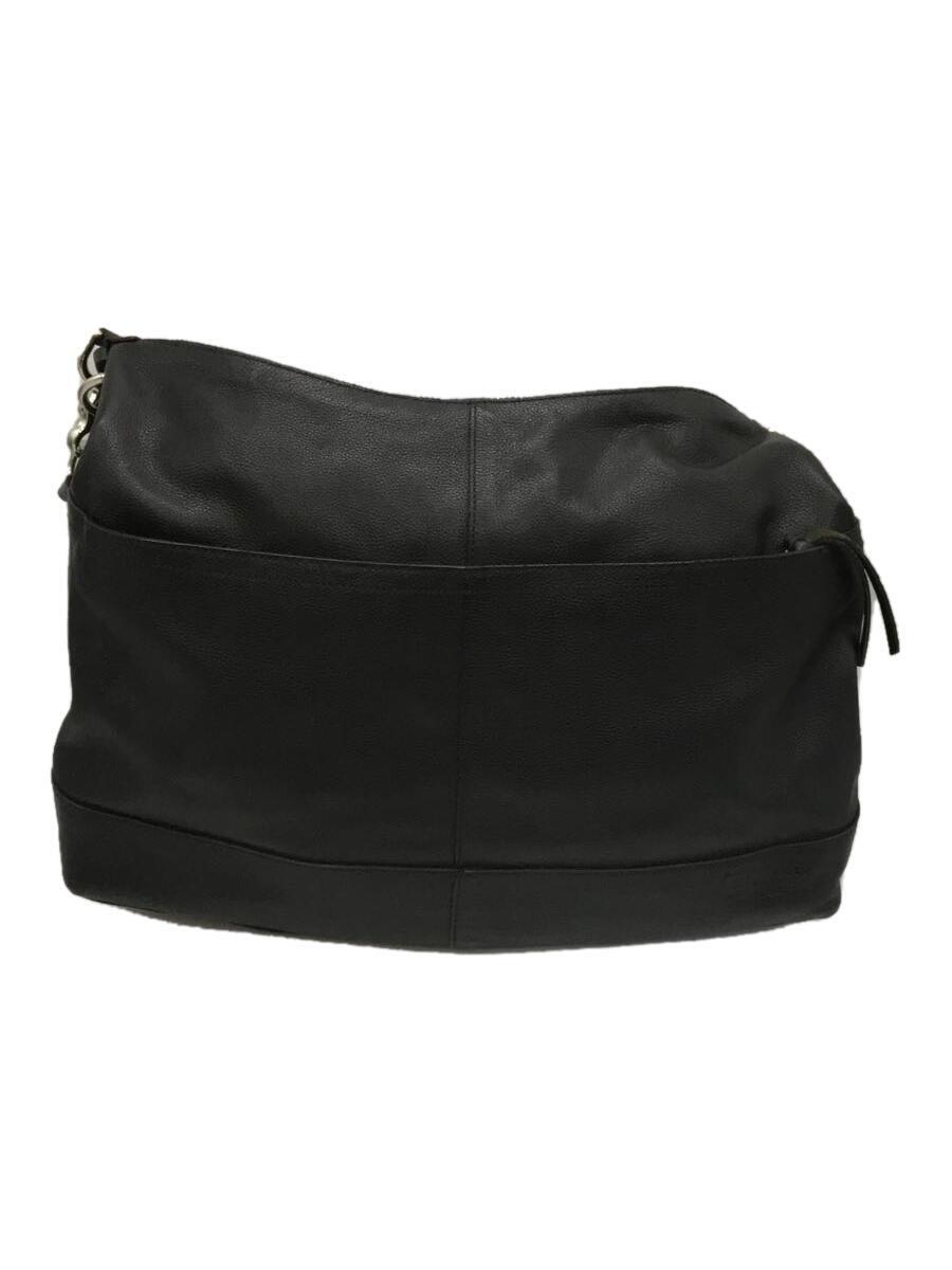 COACH◇コーチ/F16514/ショルダーバッグ/レザー/ブラック/無地 の商品