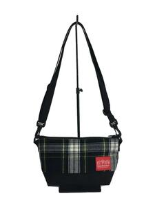 Manhattan Portage◆ショルダーバッグ/BLK/チェック