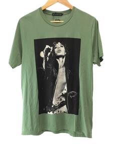 THEE HYSTERIC XXX◆Tシャツ/L/コットン/グリーン/THE ROLLING STONES/MICK 1973