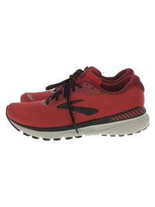 BROOKS◆ローカットスニーカー/27.5cm/RED