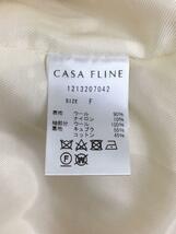 CASA FLINE◆ジャケット/FREE/ウール/CRM/1213207042_画像4