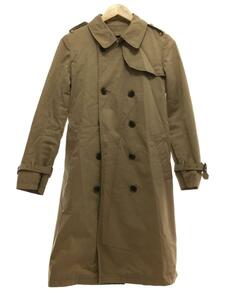NOBLE* trench coat /38/ cotton / beige / plain /10-020-240-90580-3-0