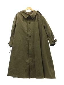 FRENCH MILITARY◆Vintage/M-35/フランス軍/モーターサイクルコート/キャンバス/カーキ/ボタン欠損