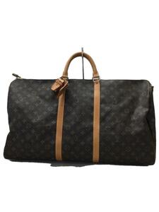 LOUIS VUITTON◆キーポル・バンドリエール60_モノグラム_/リベット黒ずみ・サビ有/鍵・ストラップ欠品