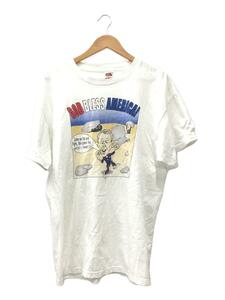 FRUIT OF THE LOOM◆90s/XL/コットン/ホワイト/プリント