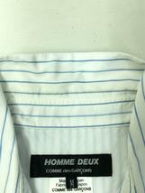 COMME des GARCONS HOMME DEUX◆21SS/半袖シャツ/M/コットン/BLU/ストライプ/ad2020_画像6