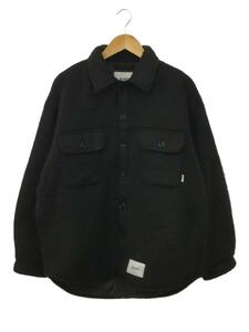 WTAPS◆ジャケット/2/ポリエステル/BLK/無地/222WVDT-JKM03