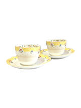 Noritake◆カップ&ソーサー/4点セット/YLW/Y6787/9438_画像1