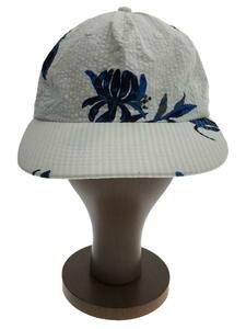 KITH◆SEERSUCKER FLORAL CAP/シアサッカーキャップ/FREE/コットン/WHT/花柄/メンズ