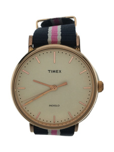 TIMEX◆クォーツ腕時計/アナログ/-/WHT/NVY/TW2P91500