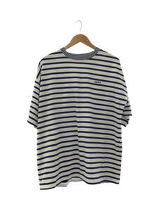 NAUTICA◆Tシャツ/M/コットン/WHT/ボーダー