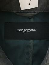 nano universe◆ステンカラーコート/M/ポリエステル/GRY/無地/NUC71CT0320TN_画像3