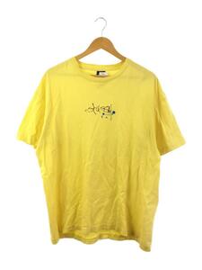 STUSSY◆Tシャツ/XL/コットン/YLW