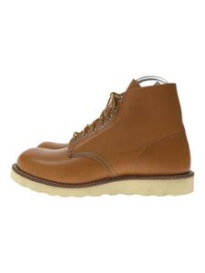 RED WING◆レースアップブーツ・6インチクラシックラウンドトゥ/26.5cm/CML/レザー