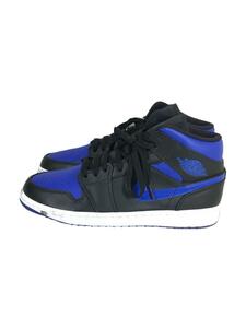 NIKE◆AIR JORDAN 1 MID/エアジョーダン 1 ミッド/ブラック/554724-068/26.5cm/BL