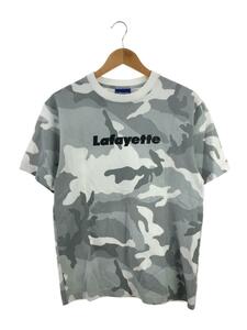 Lafayette◆Tシャツ/M/コットン/GRY/LFT18SS046/ラファイエット