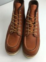 RED WING◆レースアップブーツ・6インチモックトゥ/26cm/美品/茶/ブラウン/レザー/875_画像2