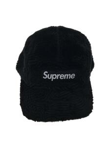 Supreme◆22AW Swirl Fleece Camp Cap/ヘッドウェア/XL/ポリエステル/ブラック