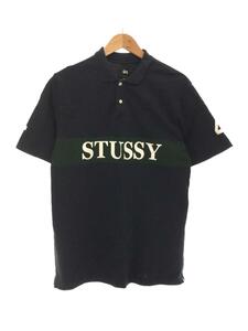 STUSSY◆ポロシャツ/L/コットン/NVY