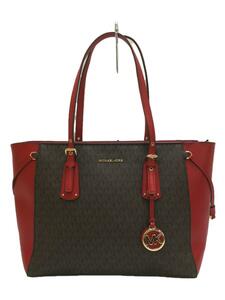 MICHAEL KORS◆トートバッグ/-/RED/30F8GV6T8B