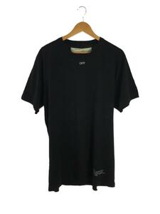 OFF-WHITE◆Tシャツ/XL/コットン/BLK/ロゴ/クロスアロー/OMAA027F18877124