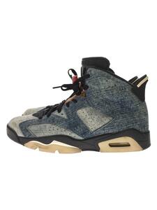 NIKE◆AIR JORDAN RETRO 6/エアジョーダン6 レトロ/インディゴ/CT5350-401/25.5cm/