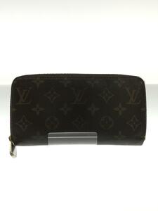 LOUIS VUITTON◆1)ジッピー・ウォレット_モノグラム_BRW/PVC/BRW/モノグラム/レディース/M60017