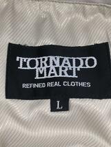 TORNADO MART◆トレンチコート/L/コットン/GRY_画像3