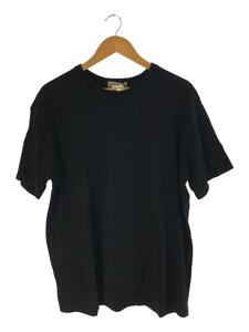 YOHJI YAMAMOTO◆Tシャツ/3/コットン/BLK/無地