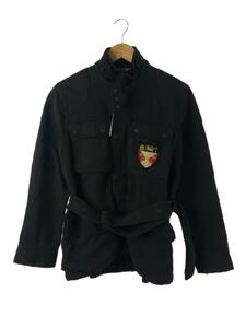 RUGBY RALPHLAUREN◆コットンモーターサイクルジャケット/M/コットン/BLK/WMRGOTWS5X00001