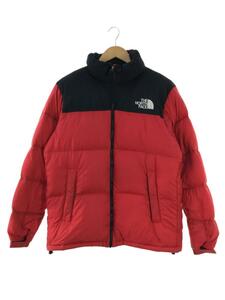 THE NORTH FACE◆Nuptse Jacket/ダウンジャケット/XL/ナイロン/レッド/無地/ND91841