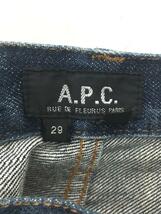 A.P.C.◆ボトム/29/コットン/インディゴ_画像4