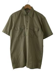 DICKIES◆半袖シャツ/M/ポリエステル/KHK/W306724