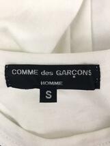 COMME des GARCONS HOMME◆長袖Tシャツ/S/コットン/WHT/HL-T031_画像3