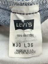 Levi’s◆90s/USA製/刻印553/ストレートパンツ/30/デニム/IDG/501_画像5