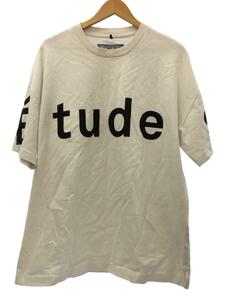 Etudes◆Tシャツ/XL/コットン/WHT/プリント