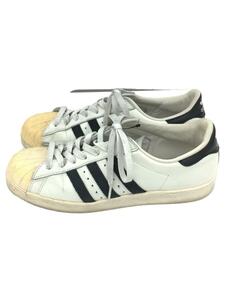 adidas◆オリジナルス/SUPER STAR 80S DLX/スーパースター/ホワイト/B25963/27.5cm/WHT